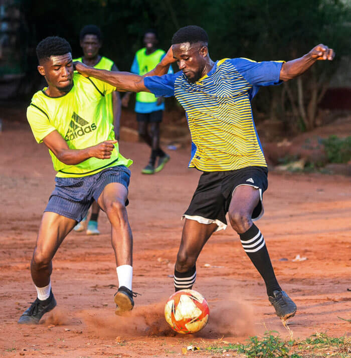 African football players